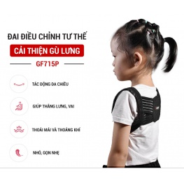 Đai chống gù lưng trẻ em, người lớn điều chỉnh tư thế GoodFit GF715P đai chống gù lưng cho bé