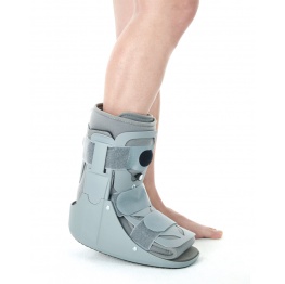 Giày ống đi bộ có bàn đạp bơm khí Dr.MED DR-A100 nhập khẩu Hàn Quốc thay thế bó bột hỗ trợ gãy xương