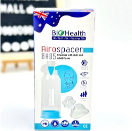 Buồng đệm khí dung Biohealth hỗ trợ dùng thuốc cho bệnh nhân hen suyễn