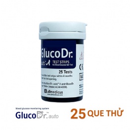 Lọ 25 Que thử đường huyết Gluco Dr Auto AGM-4000