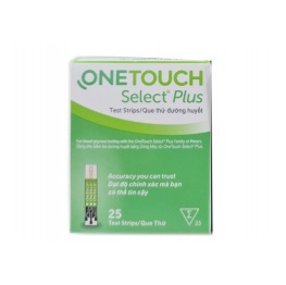 Que thử đường huyết One Touch Select Plus Simple (hộp 25 que)