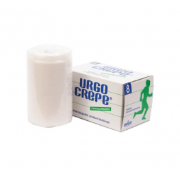 Băng keo lụa Urgo Crepe có độ dính lâu, dùng để băng các vết thương ngoài da (10cm x 4.5m)