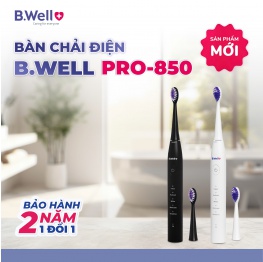 Bàn chải điện B.Well Swiss PRO-850 - nhập khẩu Thụy Sỹ, bảo hành 2 năm 1 đổi 1