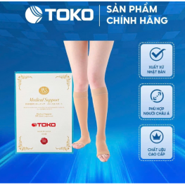VỚ Y KHOA  GỐI HỞ NGÓN CHỐNG SUY GIÃN TĨNH MẠCH TOKO - MADE IN JAPAN
