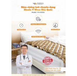 Nệm chống loét chuyên dụng – Chuẩn y khoa Hàn Quốc kháng khuẩn, nấm mốc YH Medical 