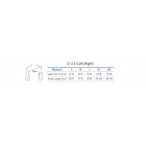 Đai hỗ trợ vai đàn hồi Dr.Med DR-128 trật khớp đòn, bong gân, viêm khớp - nhập khẩu Hàn Quốc