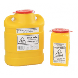 Bình Hủy Kim Tiêm Y Tế 1.5 Lít Và 6.8 Lít