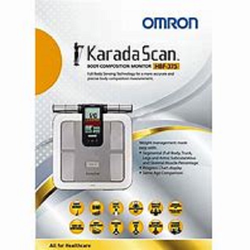 Máy cân đo lượng mỡ cơ thể Omron HBF-375 đo tuổi sinh học, lượng mỡ dưới da và tỷ lệ cơ xương
